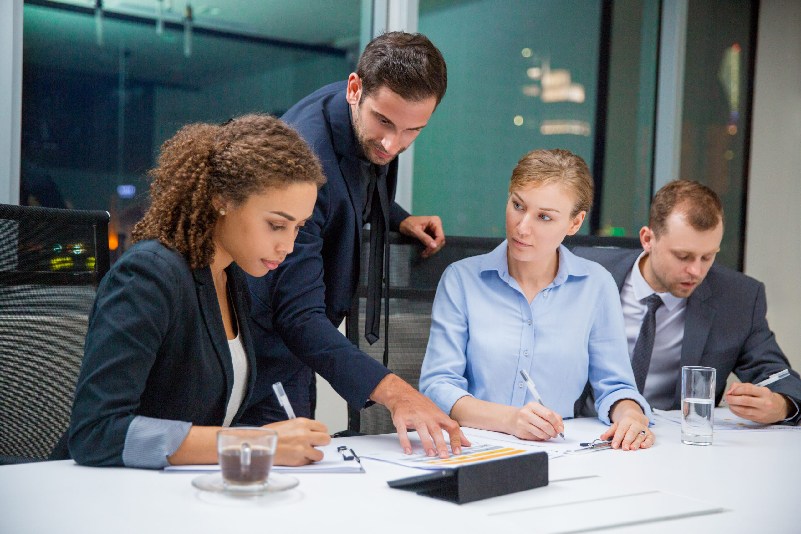 Business People Discussion